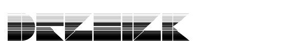 Drebiek font preview